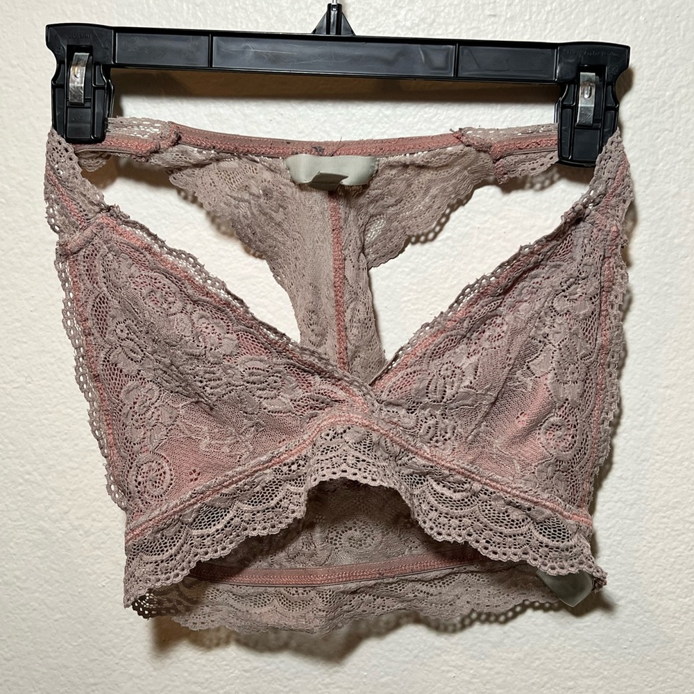 Francesca’s LACE Bralette (XS) in pink!